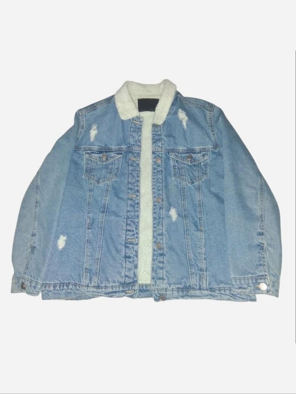 refuge brand blue denim jean jacket